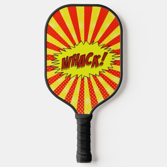 Palas De Pickleball Comic Whack Logo Paddle (Anverso)