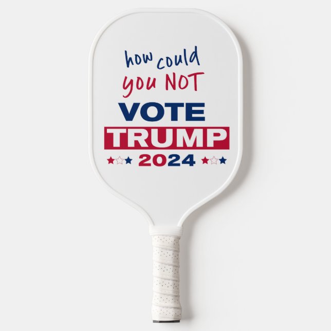 Palas De Pickleball ¿Cómo PUEDE NO Votar a TRUMP 2024? (Anverso)