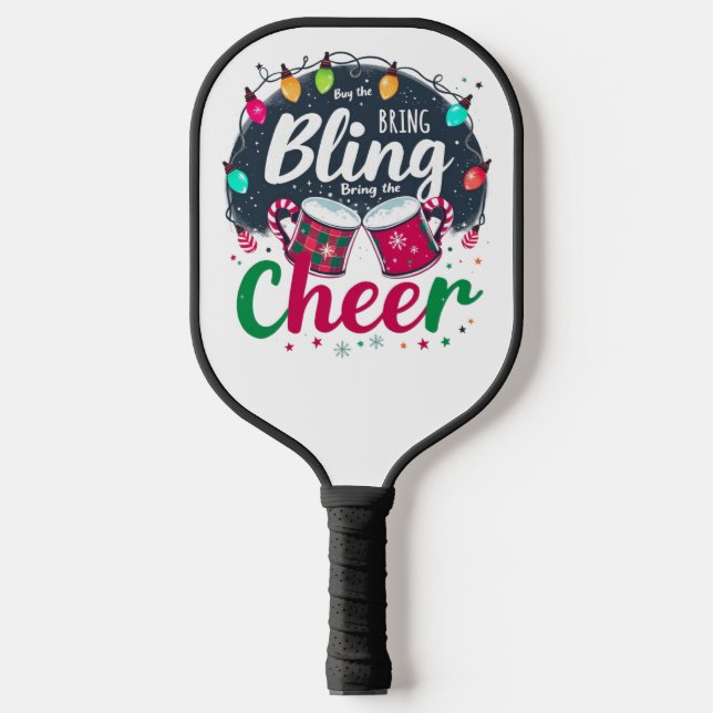 Palas De Pickleball "Compra el Brillo, Trae la Alegría." (Anverso)