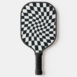 Palas De Pickleball Comprobación de la retro de dos caras de color bla