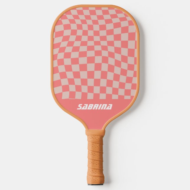 Palas De Pickleball Comprobador de ondas personalizado | Cora Pickleba (Anverso)