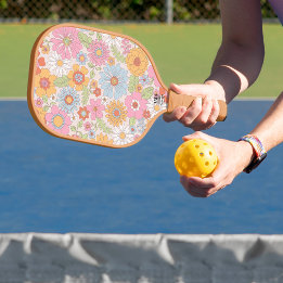 Palas De Pickleball Con estampado de flores