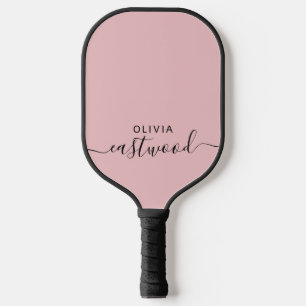 Palas De Pickleball Con iniciales Rosa