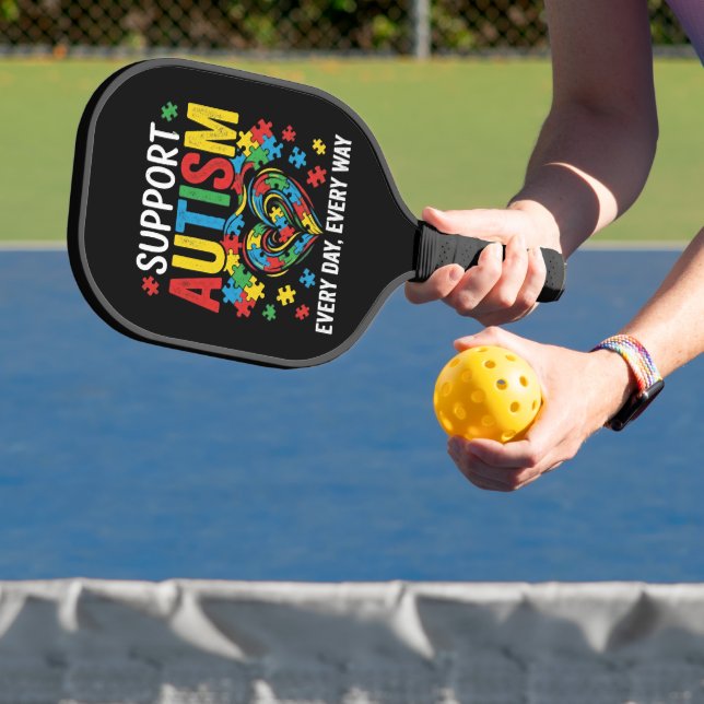 Palas De Pickleball Conciencia del autismo (in situ)