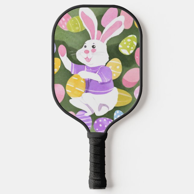 Palas De Pickleball conejito con huevos de Pascua (Anverso)