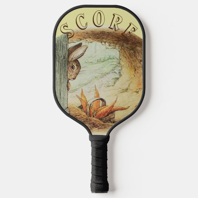Palas De Pickleball Conejo Apple Dappley y cesta de zanjas (Anverso)