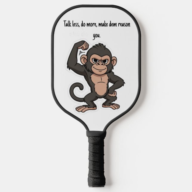 Palas De Pickleball Confident Monkey  Pickleball Paddle (Anverso)