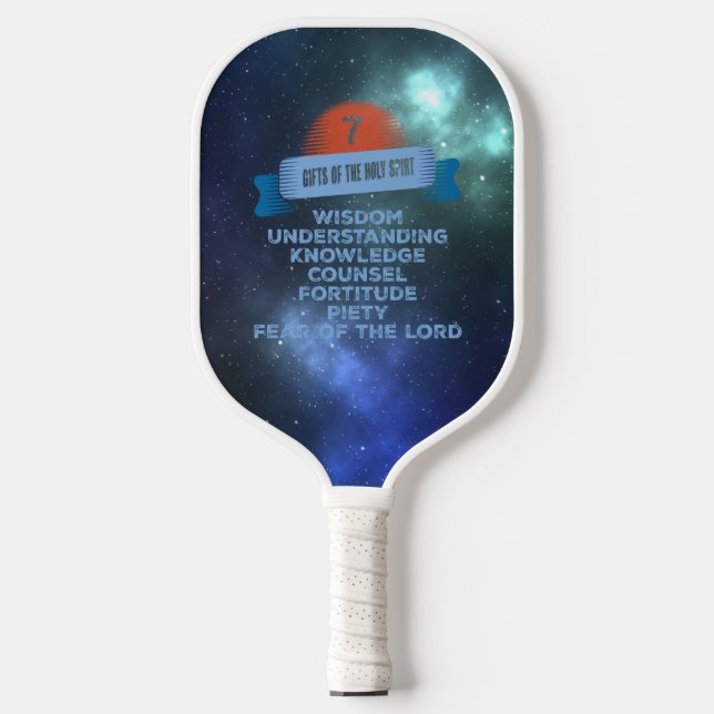 Palas De Pickleball Confirmación 7 Regalos del Espíritu Santo (Anverso)