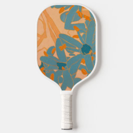Palas De Pickleball Contemporary Leaf Design in Peach 