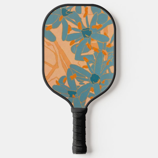 Palas De Pickleball Contemporary Leaf Design Peach (Anverso)