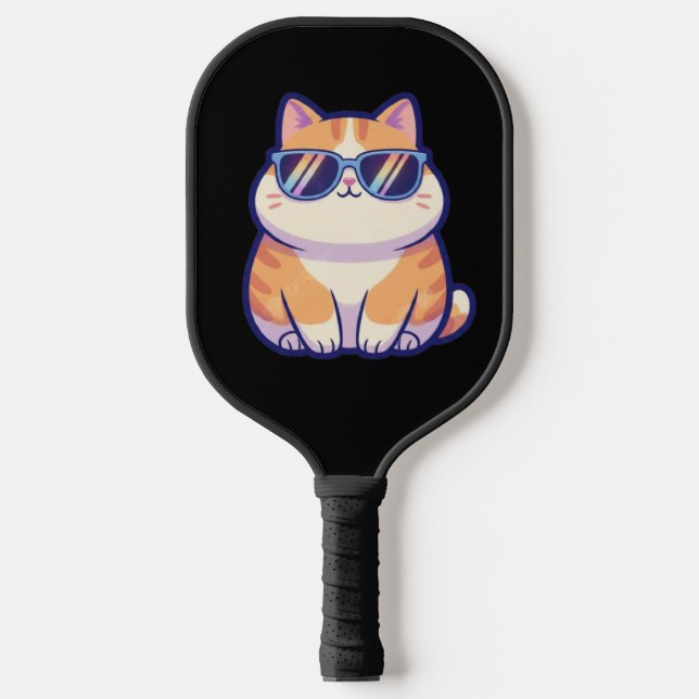 Palas De Pickleball Cool Cat Pickleball Paddle – Playful Power with St (Anverso)