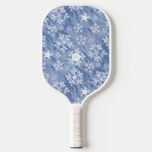 Palas De Pickleball Copos de nieve blancos (Anverso)