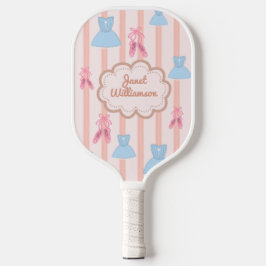 Palas De Pickleball Coquette Ballet Nombre personalizado y lema