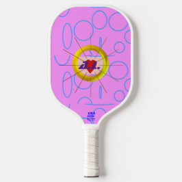Palas De Pickleball Corazón Guay Pink Pickleball Paddle