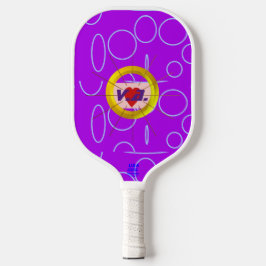 Palas De Pickleball Corazón Guay Purple Pickleball Paddle