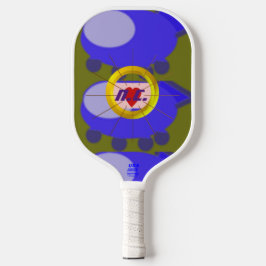 Palas De Pickleball Corazón, nave espacial moderna, remo de pelota