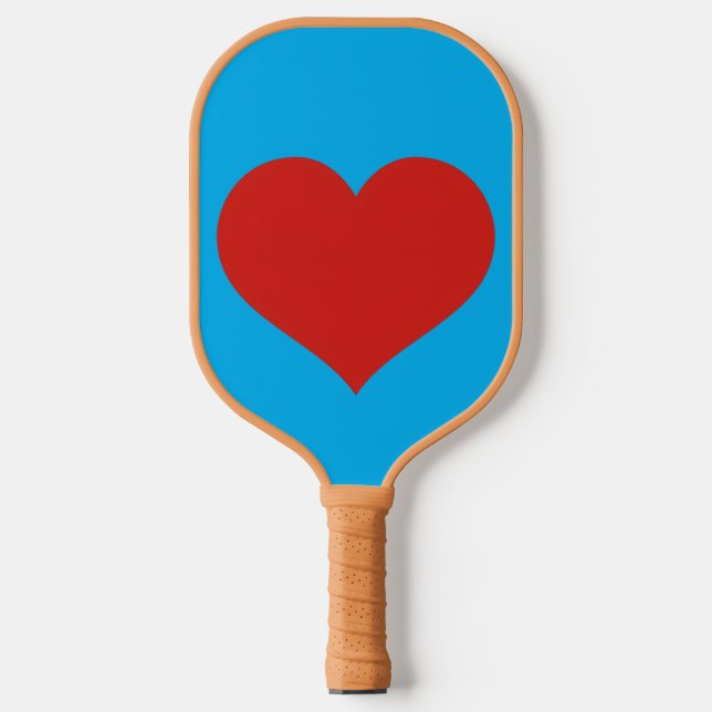 Palas De Pickleball Corazón Rojo  (Anverso)