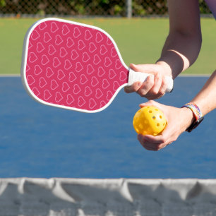 Palas De Pickleball Corazones rosados remo de bolas de bolas - Colores
