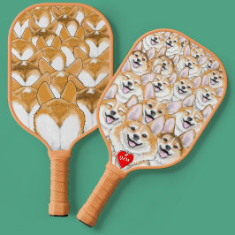 Palas De Pickleball Corgi+Corgi Butts Pickleball Paddle