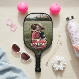 Palas De Pickleball Corto corazón te ama la foto del Día de la Madre