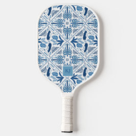 Palas De Pickleball Costa Azul Tropical De La Palm Tile Monogramada