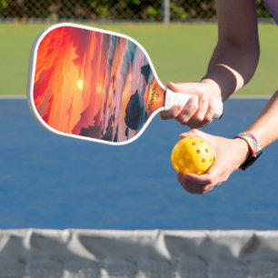 Palas De Pickleball Costa personalizado Fiery Sunset - Acantilados Oce