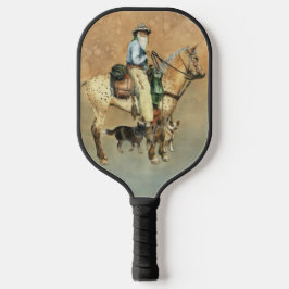 Palas De Pickleball Cowboy, Appaloosa y Dogles Pickleball Paddle