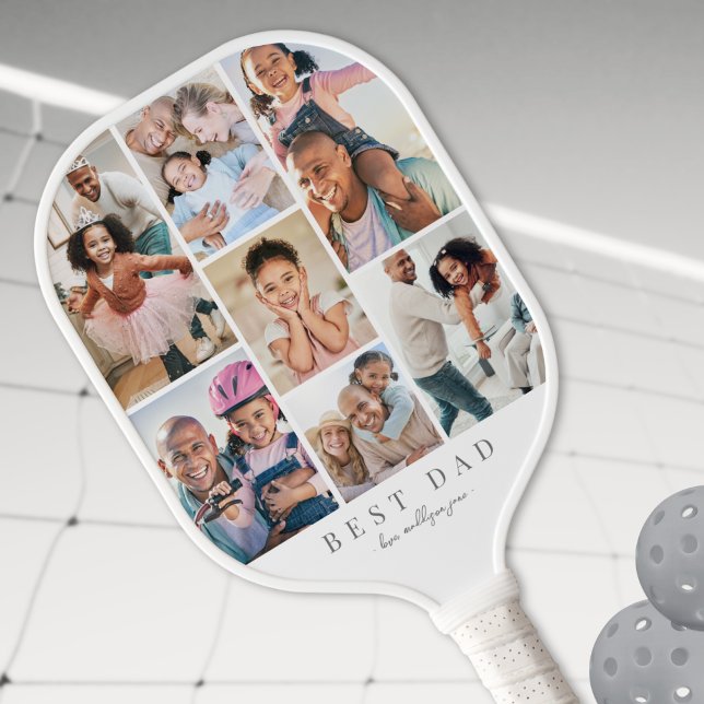 Palas De Pickleball Crea tu propia foto de papá (Create Your Own Dad Photo Pickleball Paddle )
