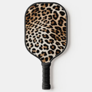 Palas De Pickleball Cream Black Leopard Print
