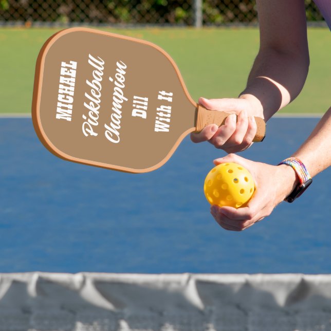 Palas De Pickleball Crear su propio mensaje gracioso Personalizado (in situ)