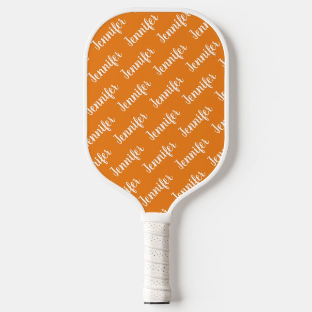 Palas De Pickleball Crear su propio Naranja de nombres personalizado (Anverso)