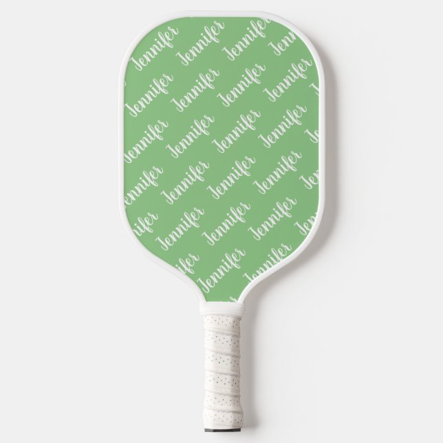 Palas De Pickleball Crear su propio nombre personalizado Green Pickleb (Anverso)