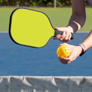 Palas De Pickleball Crear un llamativo fondo amarillo de apelación vis