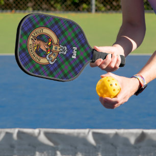 Palas De Pickleball Crest del Clan Baird sobre Tartán