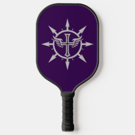 Palas De Pickleball Cross and Wings Emblem