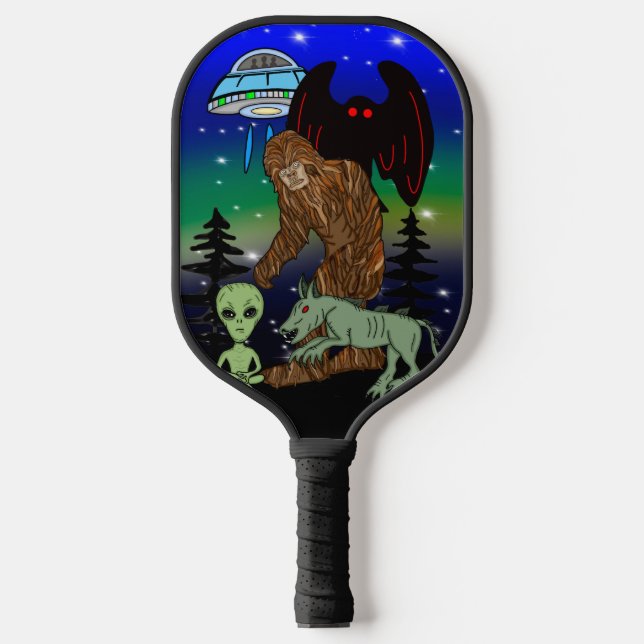 Palas De Pickleball Cryptid Big Foot Alien Mothman UFO Chupacabra (Anverso)