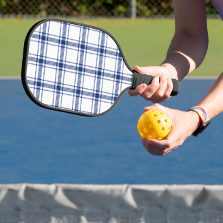 Palas De Pickleball Cuadro náutico azul y blanco