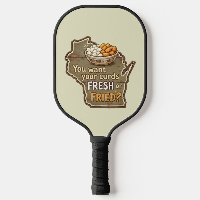 Palas De Pickleball Cuajadas de Wisconsin: ¿Frescas o Fritas? (Anverso)