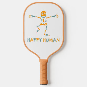 Palas De Pickleball Cubierta cerámica humana feliz