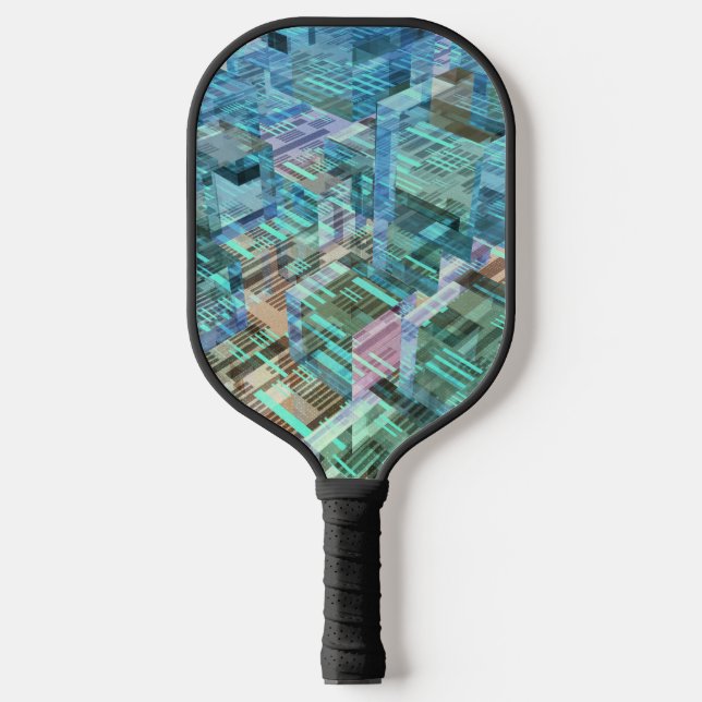 Palas De Pickleball Cubos de datos 3D (Anverso)