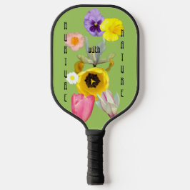 Palas De Pickleball Cultivar la Naturaleza Hermosas Flores Paleta de P