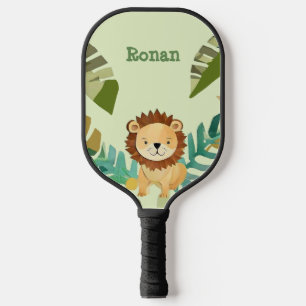 Palas De Pickleball Cumpleaños del pequeño león príncipe de la selva