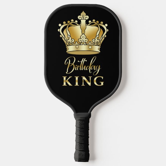 Palas De Pickleball Cumpleaños King Gold Crown Royal Queen Luxury (Reverso )