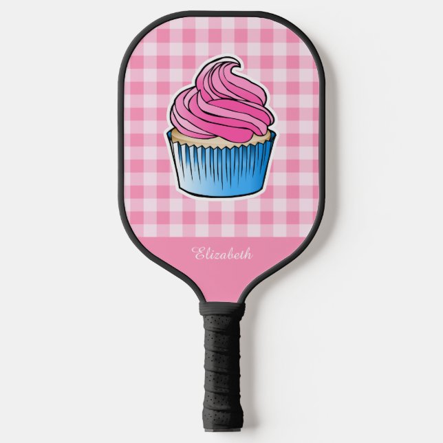 Palas De Pickleball Cupcake Rosado (Anverso)