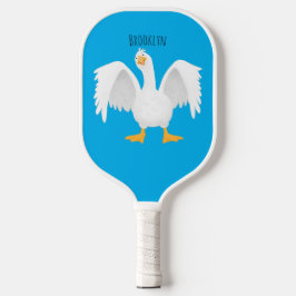 Palas De Pickleball Curioso ilustracion de personalizado ganso domésti