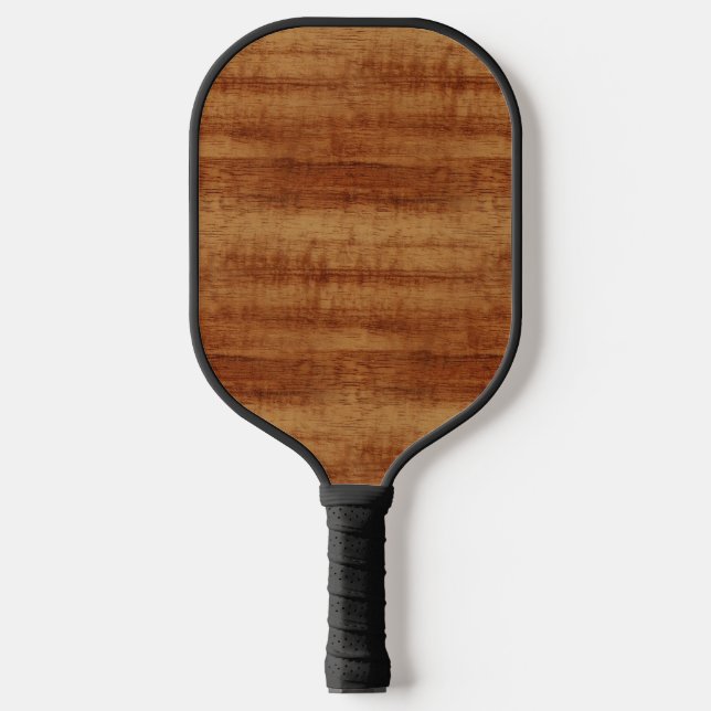 Palas De Pickleball Curly Koa Acacia Wood Grain Look (Anverso)