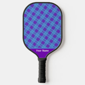 Palas De Pickleball Curte Fitness Purple Checkered Pickleball Paddle