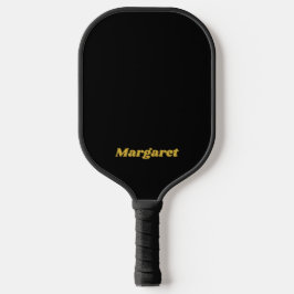 Palas De Pickleball Custom Black Pickleball Paddle with Name
