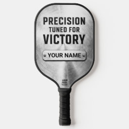 Palas De Pickleball Custom Brushed Steel Precision Tech Pickleball Pad