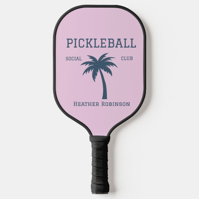 Palas De Pickleball Custom Name Pink  (Anverso)